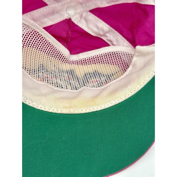 Vintage Satin Cape Hatteras North Carolina Strap Hat Cap Swordfish USA - Picture 8 of 9